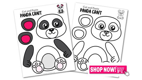 Cut Out Panda Template Printable